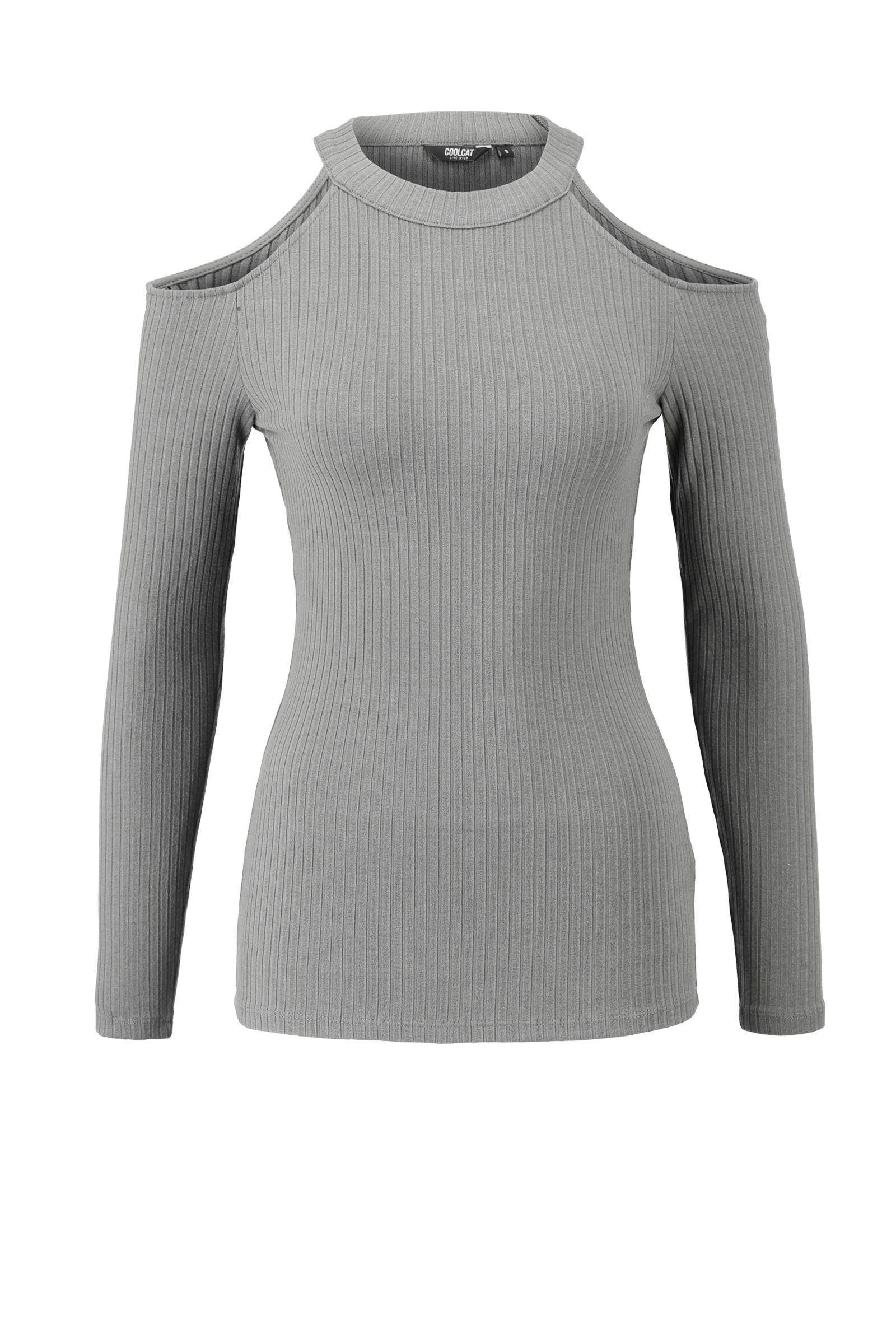 CoolCat open shoulder top | wehkamp CoolCat open shoulder trui | wehkamp