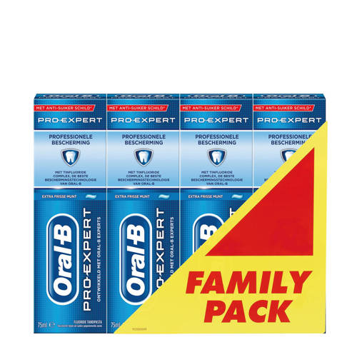 Oralb Oral B Pro Expert Professionele Bescherming Multiverpakking Tandpasta 4 Stuks oralb kopen in de aanbieding