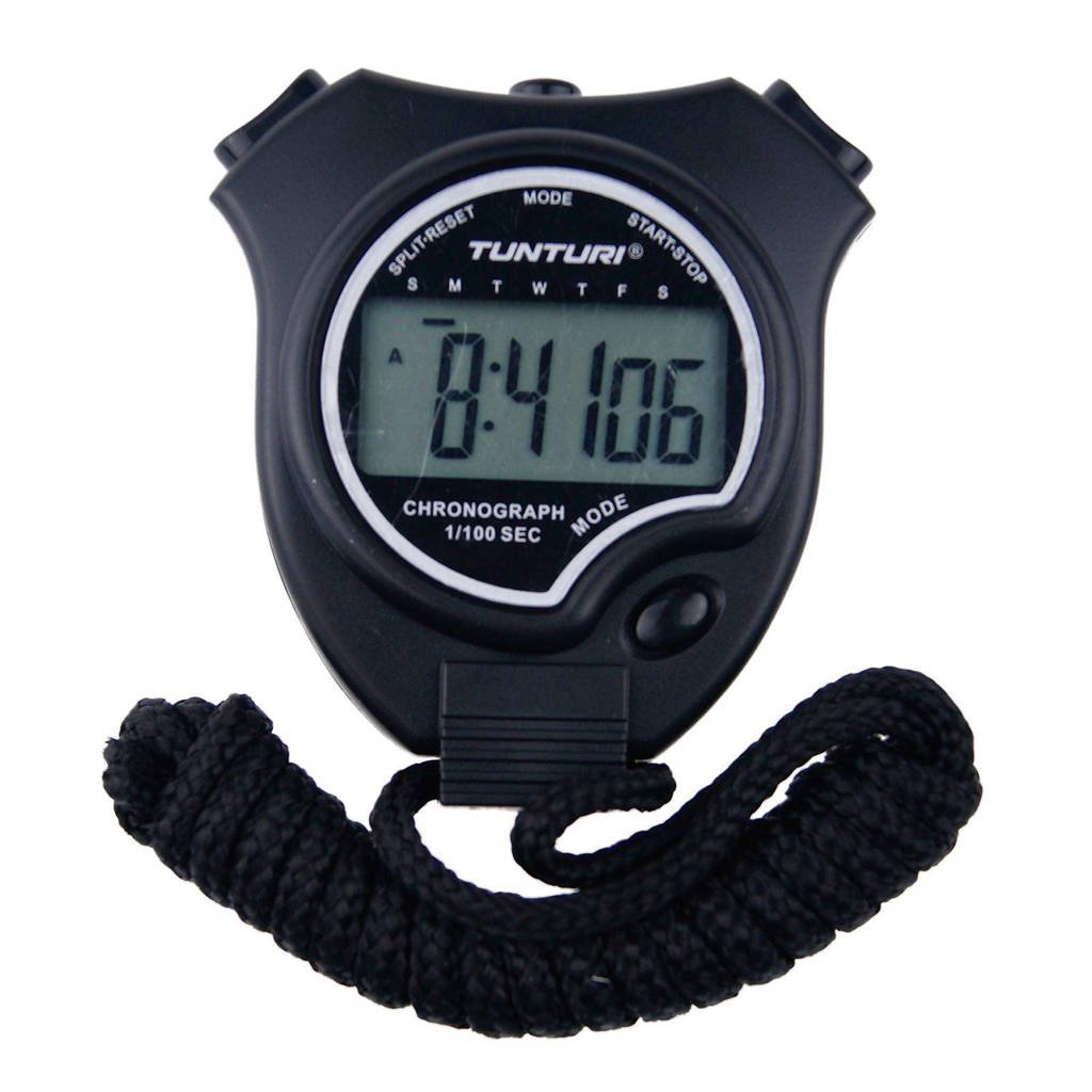 Tunturi stopwatch basic, Zwart