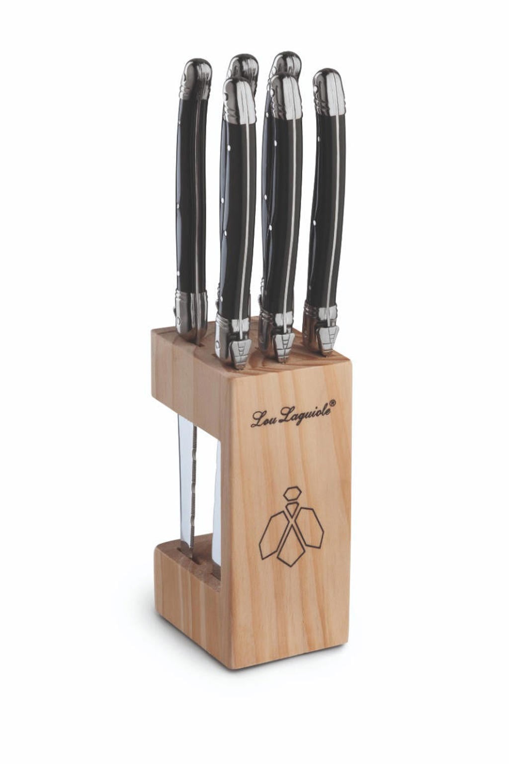 Lou Laguiole steakmes Tradition (set van 6)