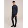 WE Fundamentals slim fit overhemd antraciet