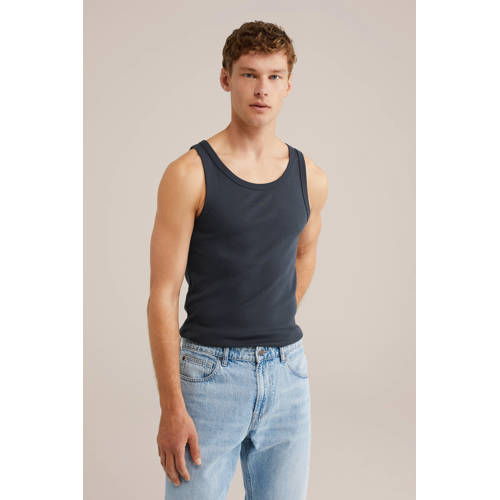WE Fundamentals hemd donkerblauw afbeelding