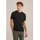 WE Fashion basic slim fit T-shirt black uni