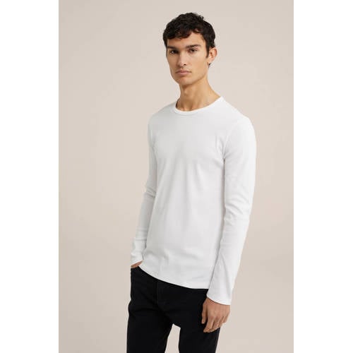 WE Fundamentals longsleeve wit afbeelding