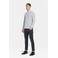 WE Fundamentals slim fit overhemd grijs