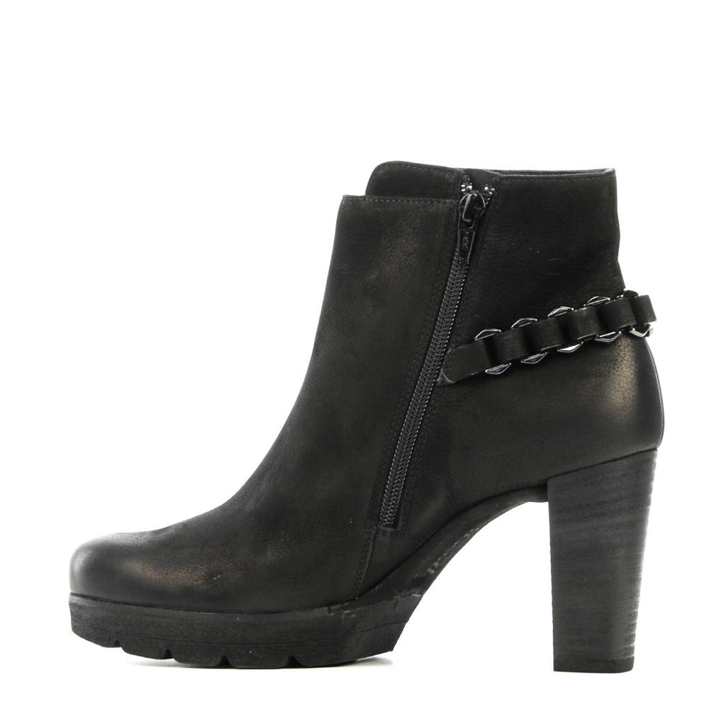 Paul Green DAMES Enkellaarzen, Vrouwen Enkellaarzen,laarzen,laars,halve laars,bootie,rits,Schwarz (BLACK),40.5 EU / 7 UK : Paul Green
