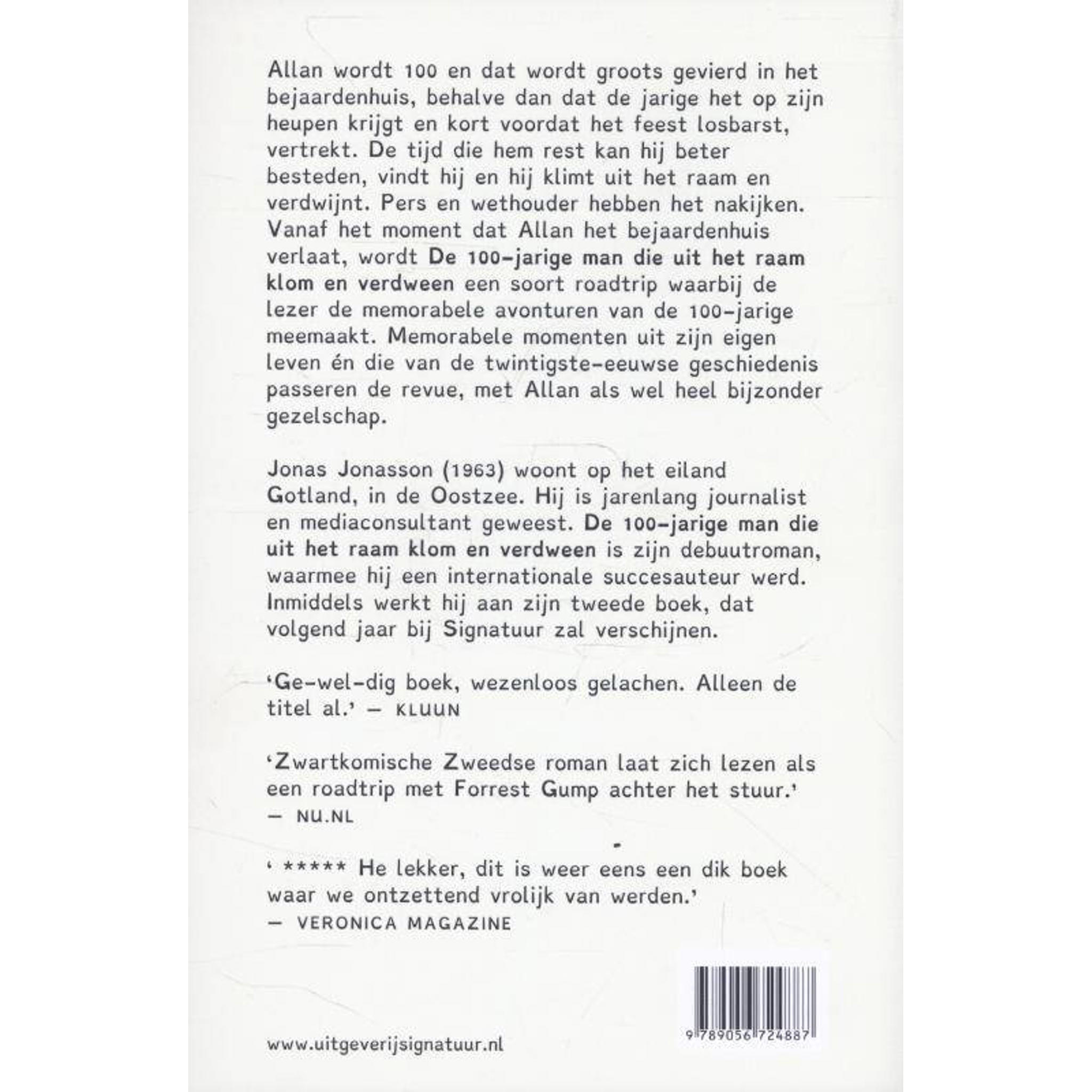 Jonas Jonasson De 100jarige man die uit het raam klom en verdween