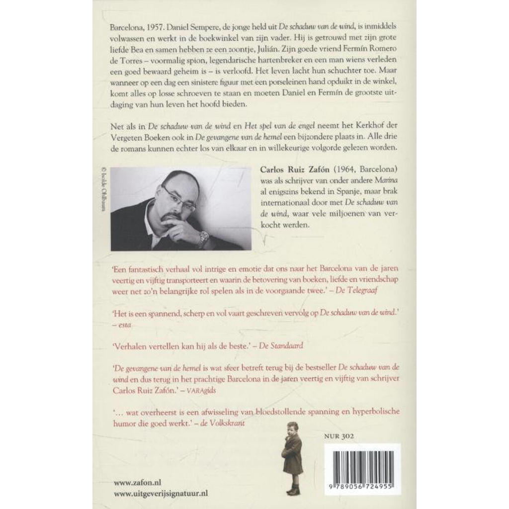 Carlos Ruiz Zafón De gevangene van de hemel wehkamp Carlos Ruiz Zafón De gevangene van de hemel wehkamp