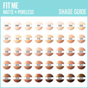 thumbnail: Maybelline New York Fit me Matte + Poreless liquid foundation - 115 Ivory