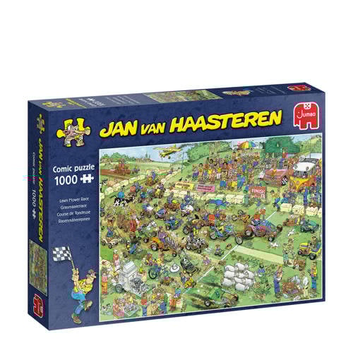 Jumbo Jan Van Haasteren Grasmaaierrace Legpuzzel 1000 Stukjes jumbo kopen in de aanbieding