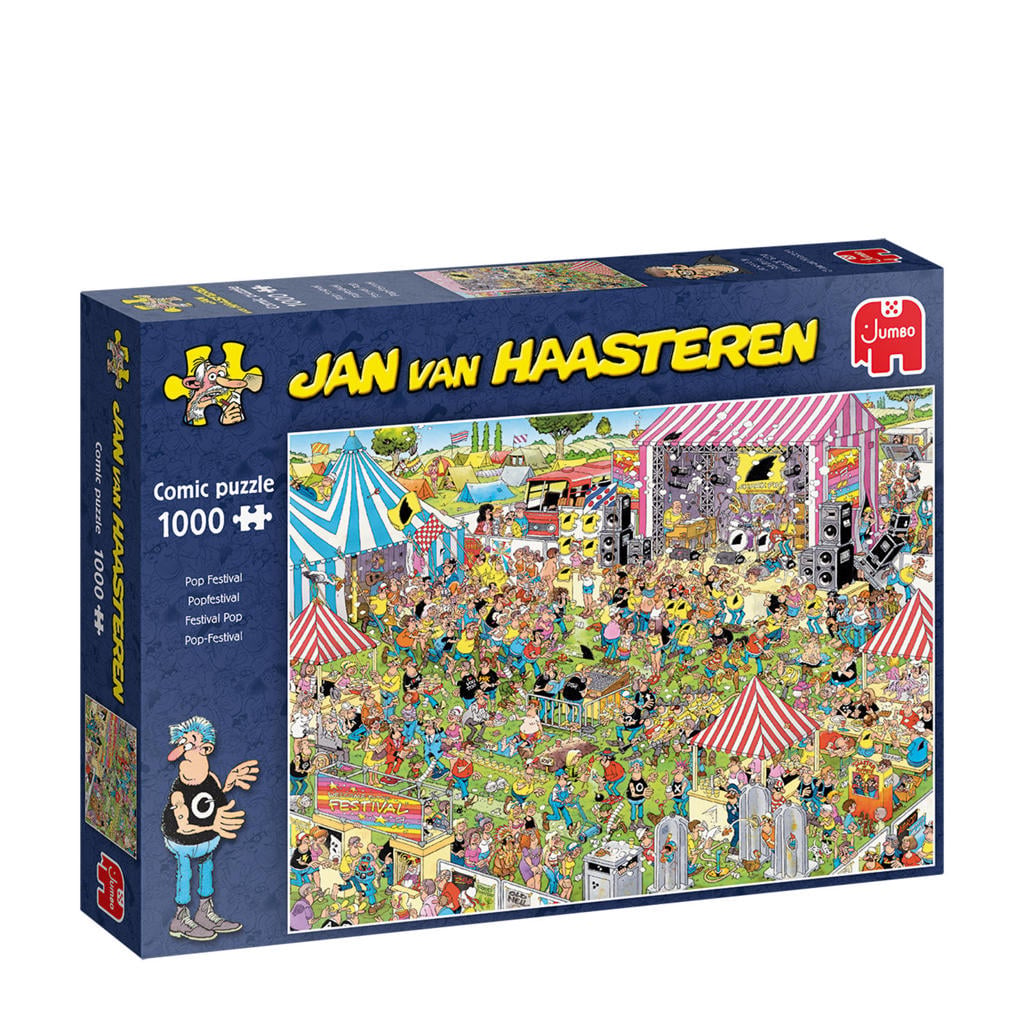 Jan van Haasteren popfestival legpuzzel 1000 stukjes