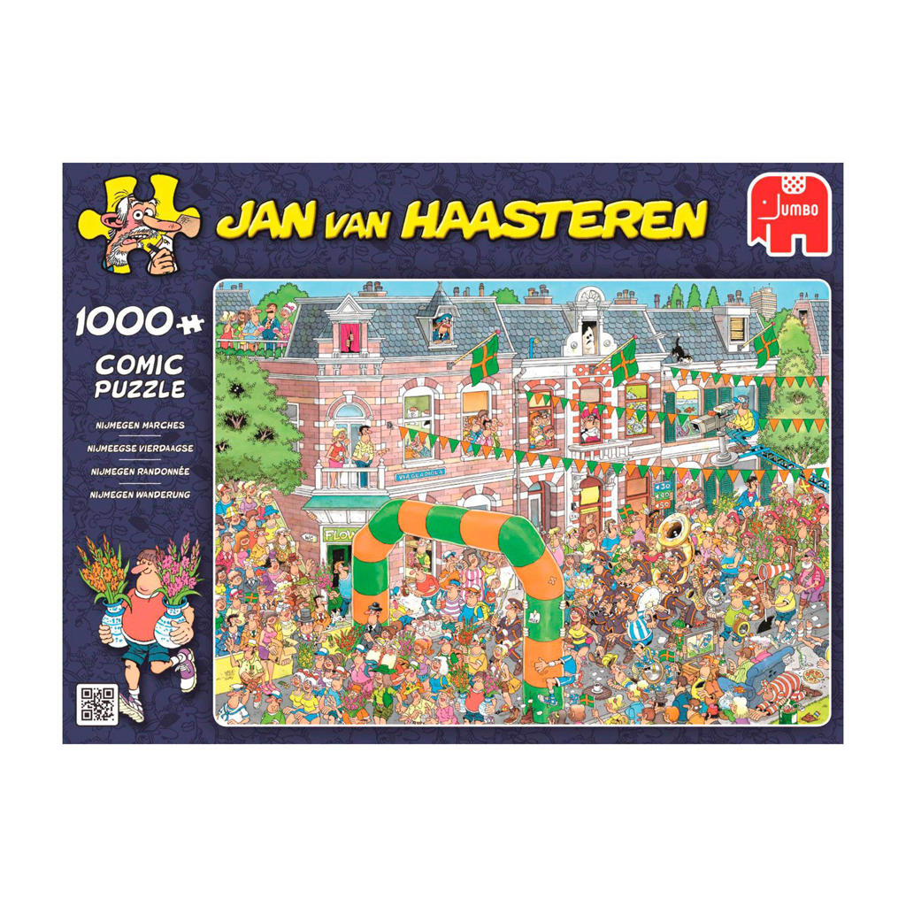 Jumbo Jan van Haasteren Nijmeegse vierdaagse legpuzzel 1000 stukjes