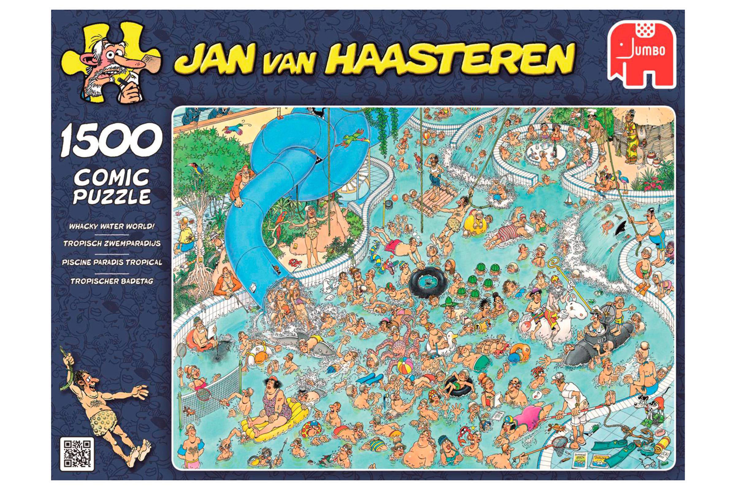 Jan van Haasteren Tropisch zwemparadijs legpuzzel 1500 stukjes | wehkamp