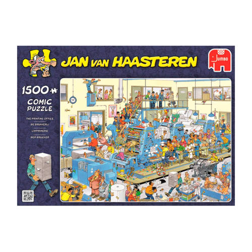 Jumbo Jan Van Haasteren De Drukkerij Legpuzzel 1500 Stukjes jumbo kopen in de aanbieding