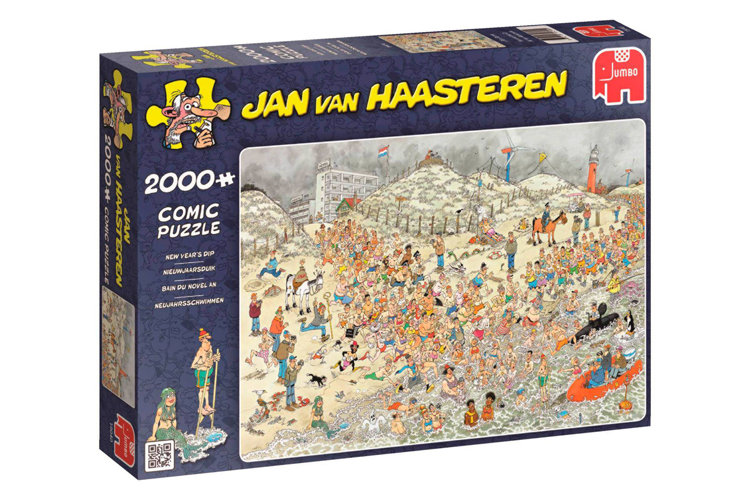 Jan van Haasteren Nieuwjaarsduik legpuzzel 2000 stukjes | wehkamp