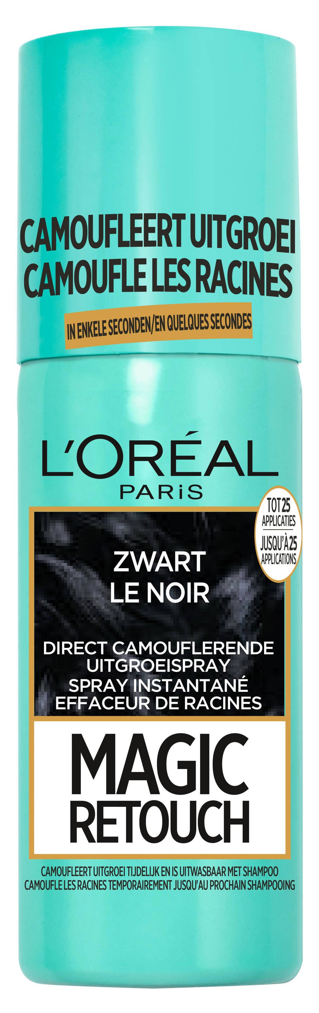 L'Oréal Paris Coloration Magic Retouch uitgroei camoufleerspray - Zwart