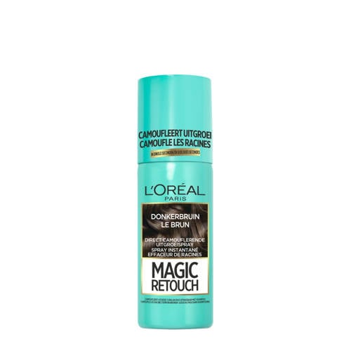 Wehkamp L'Oréal Paris Coloration Magic Retouch uitgroei camoufleerspray 75 ml - Donkerbruin aanbieding