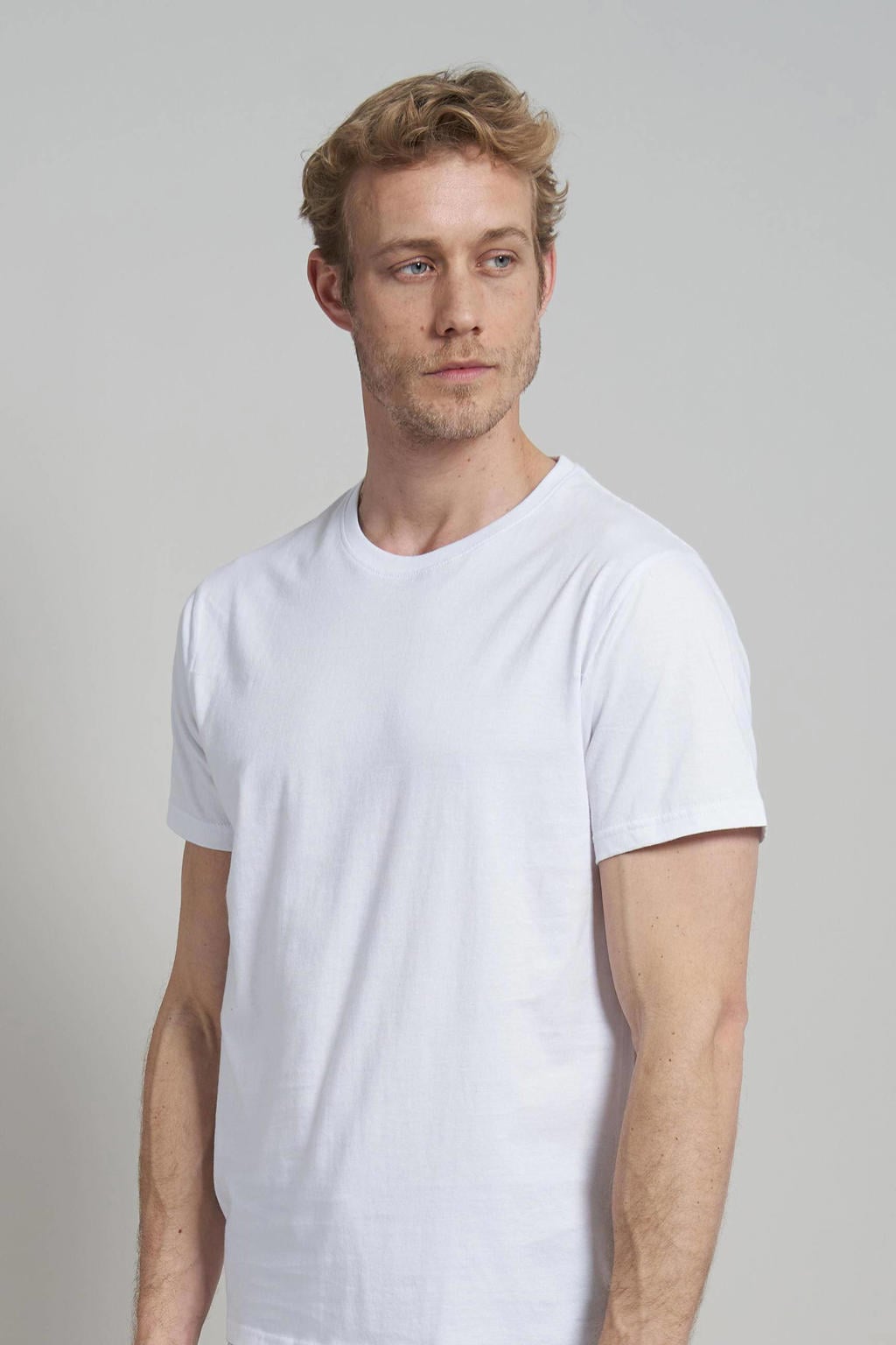 CECEBA +size basic ondershirt (set van 2) wit