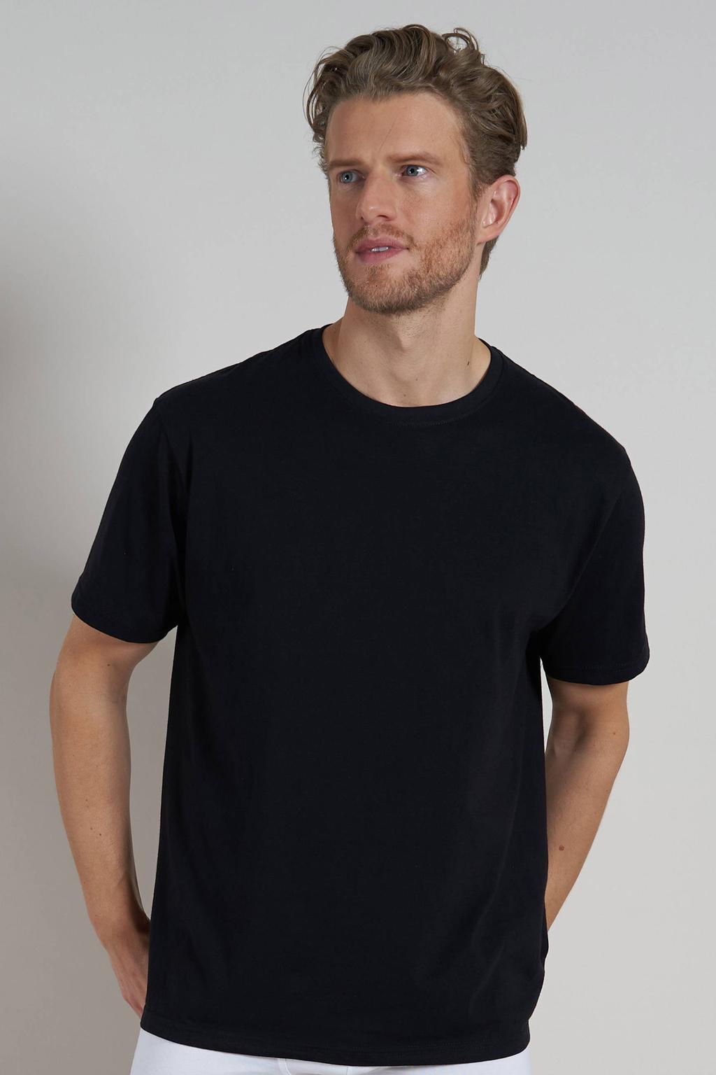 CECEBA +size basic ondershirt (set van 2) zwart