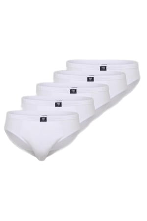 +size slip (set van 5) wit