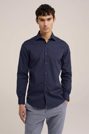 overhemd donkerblauw