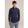 WE Fundamentals overhemd donkerblauw