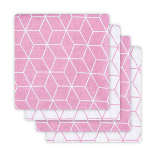 Jollein Hydrofiele Luier Graphic 4 Pack Mauve jollein kopen in de aanbieding Jollein Hydrofiele Luier Graphic 4 Pack Mauve jollein kopen in de aanbieding