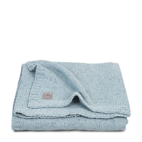 Jollein Ledikantdeken 100X150Cm Confetti Knit Stone Green jollein kopen in de aanbieding