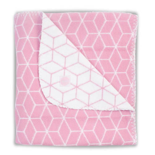 Jollein Deken 100X150Cm Graphic Mauve jollein kopen in de aanbieding