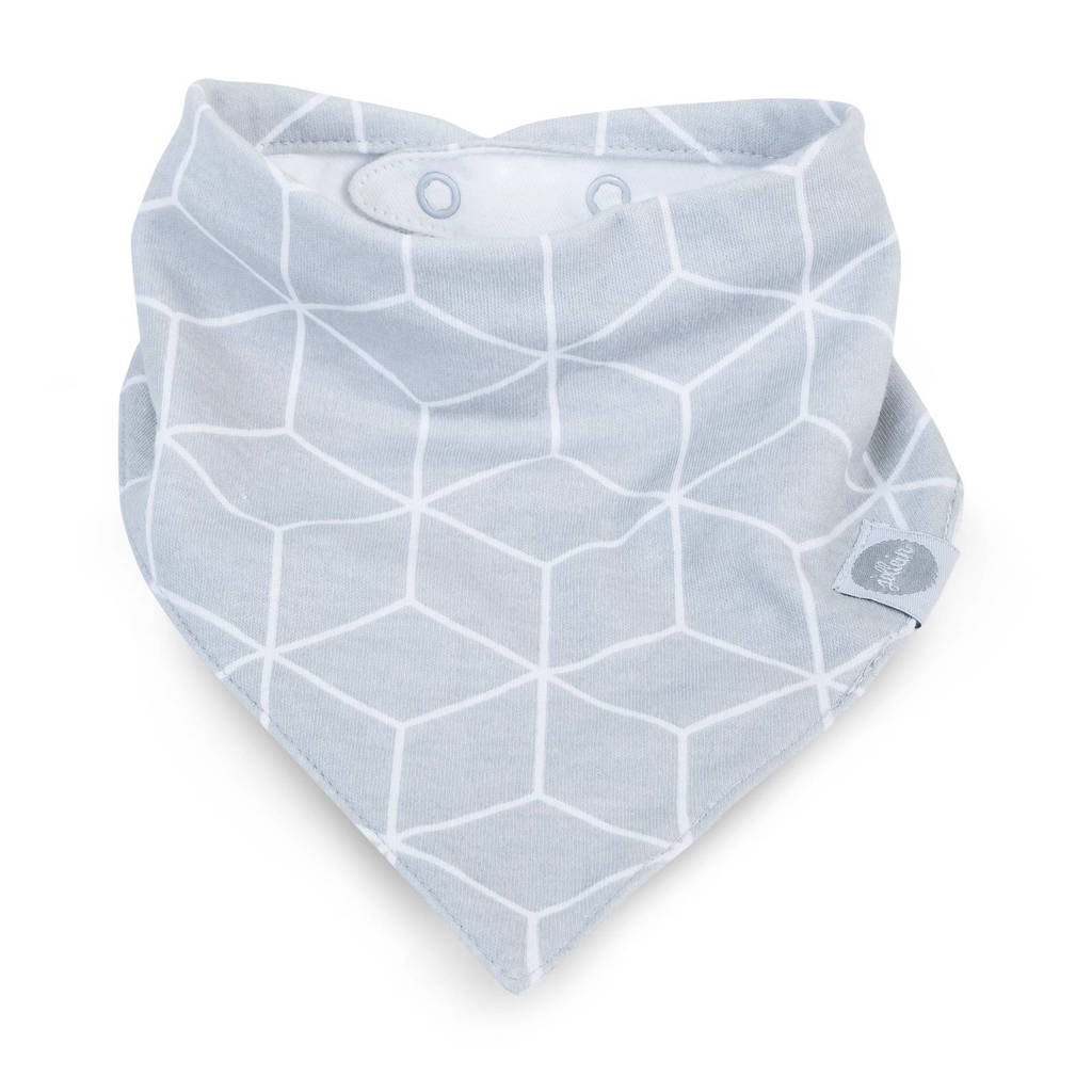 Jollein slab bandana Graphic grey, Grey