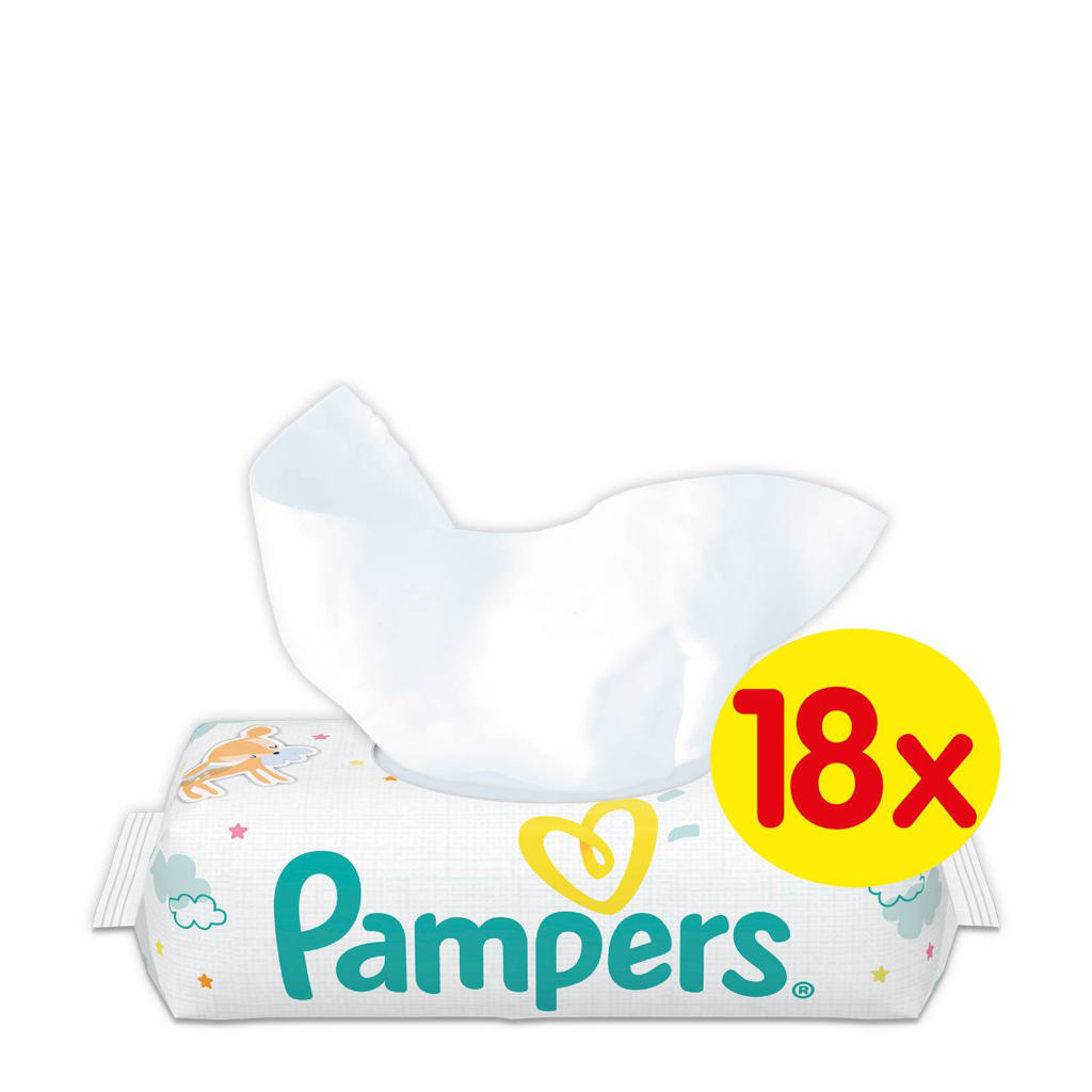 Pampers Sensitive 18 x 56 babydoekjes