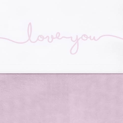 Jollein Laken 120X150Cm Love You Vintage Pink jollein kopen in de aanbieding