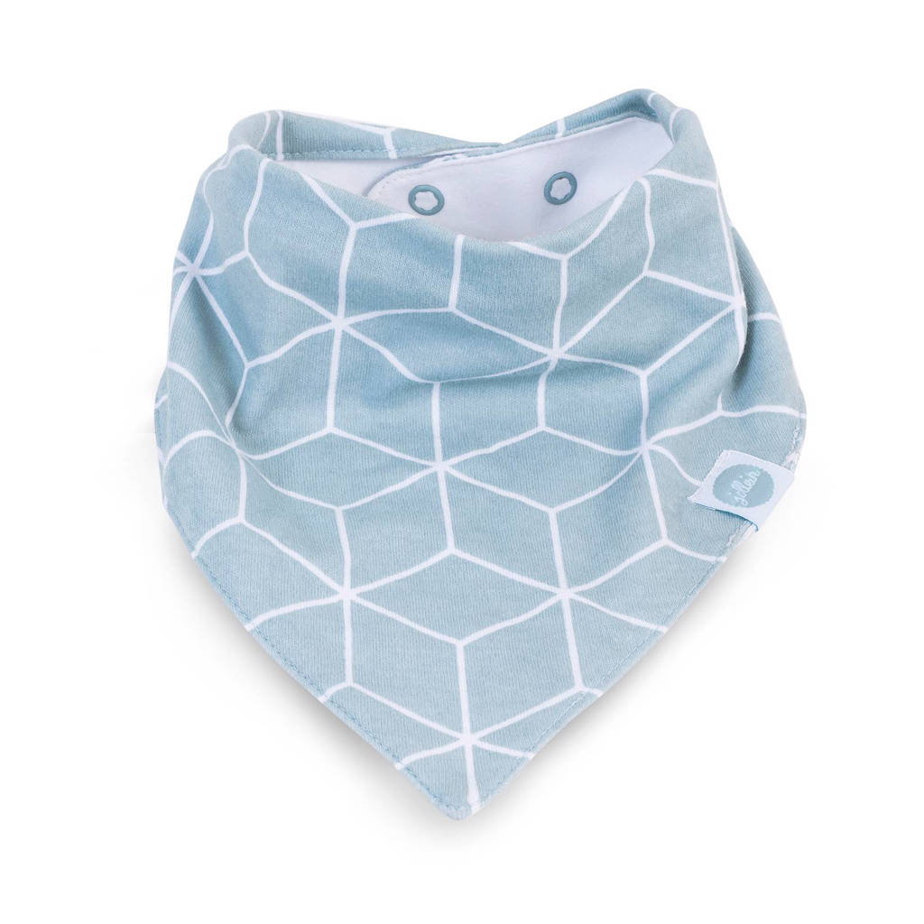 Jollein slab bandana Graphic stone green, Stone Green