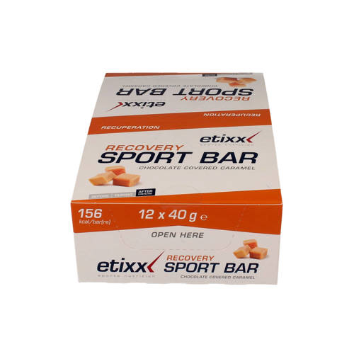 Etixx Recovery Energy Sportbar Karamel Multiverpakking 12 Stuks etixx kopen in de aanbieding