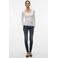 VERO MODA longsleeve VMMAXI van katoen wit