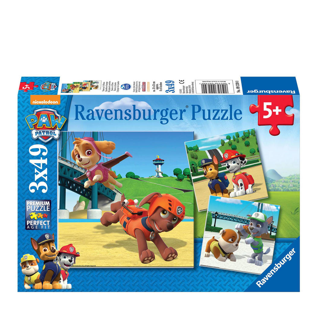 Ravensburger paw patrol team op poten legpuzzel 49 stukjes