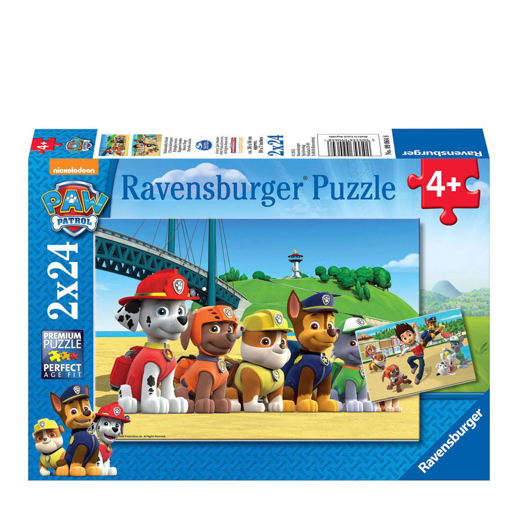 Paw Patrol dappere honden legpuzzel 24 stukjes