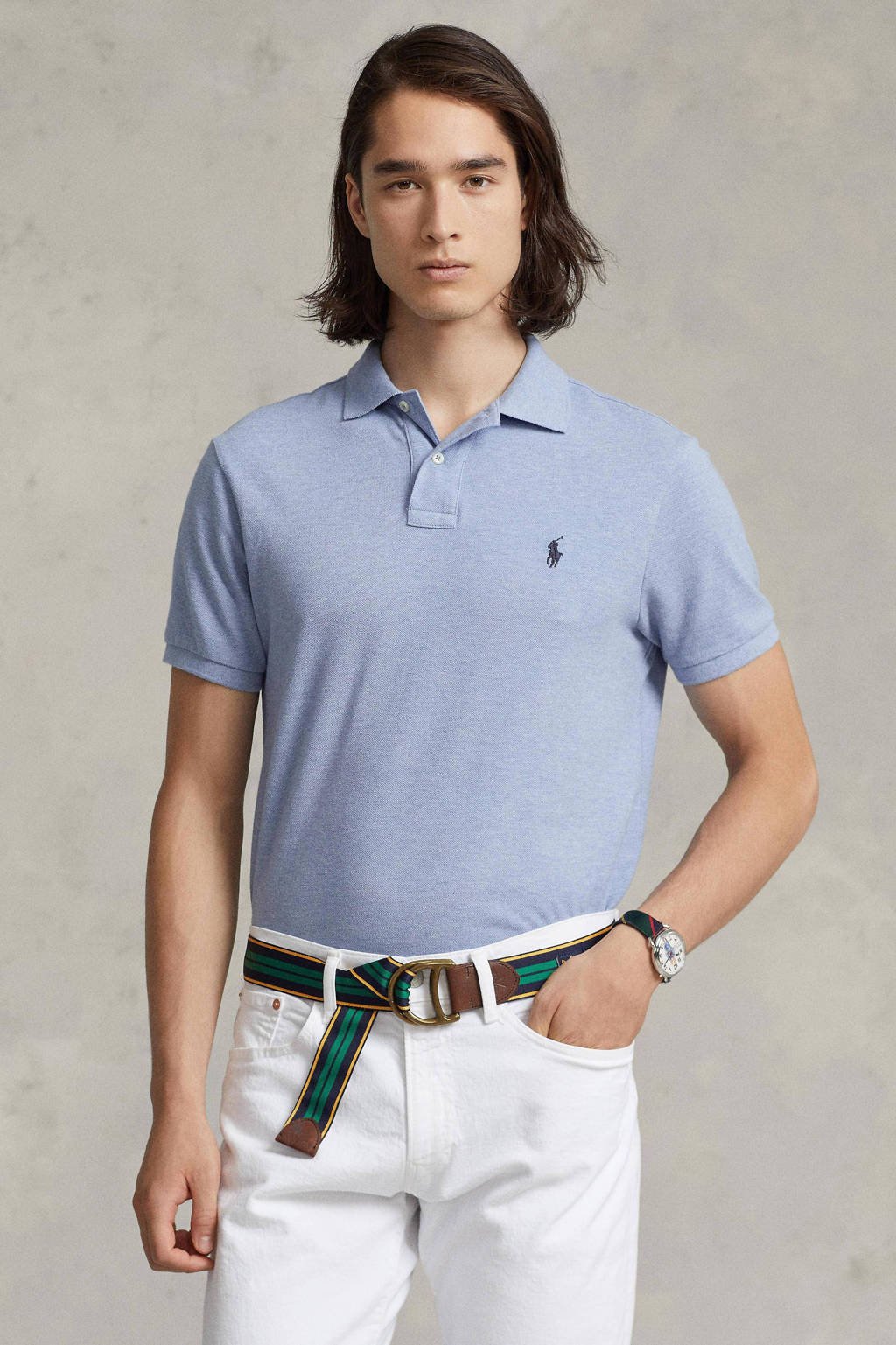 POLO Ralph Lauren custom slim fit polo wehkamp