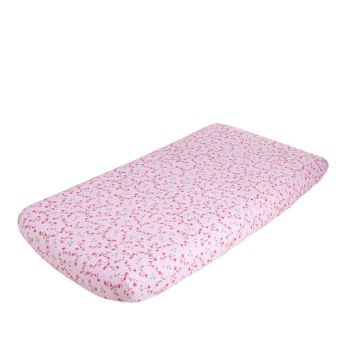 Little Dutch Katoenen Hoeslaken 70X140150 Pink Blossom little dutch kopen in de aanbieding