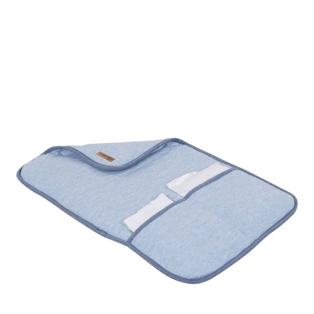 Little Dutch verschoningsmatje blue melange, Blue Melange