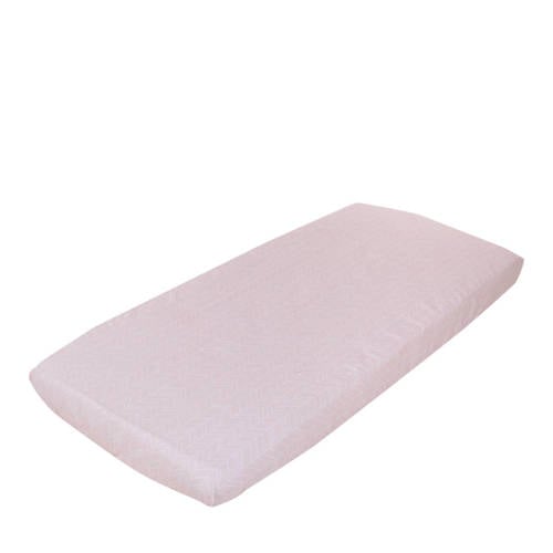Little Dutch Katoenen Hoeslaken Wieg 40X80 Cm Peach Leaves little dutch kopen in de aanbieding