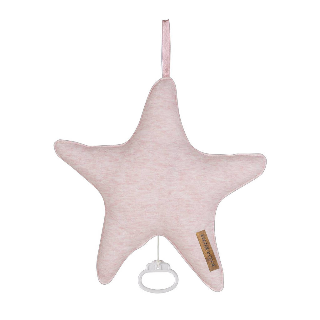 Little Dutch ster muziekdoos peach melange, Peach melange