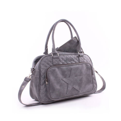 Kidzroom Coloured Stars Luiertas Grey kidzroom kopen in de aanbieding