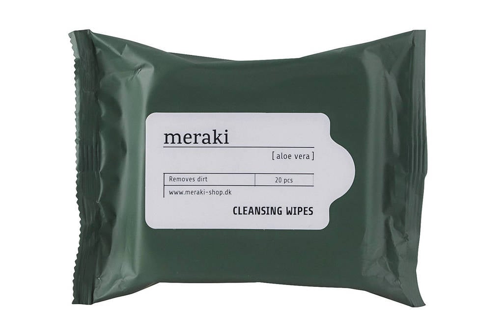 Meraki verfrissende reinigingsdoekjes met Aloe Vera - 20 stuks