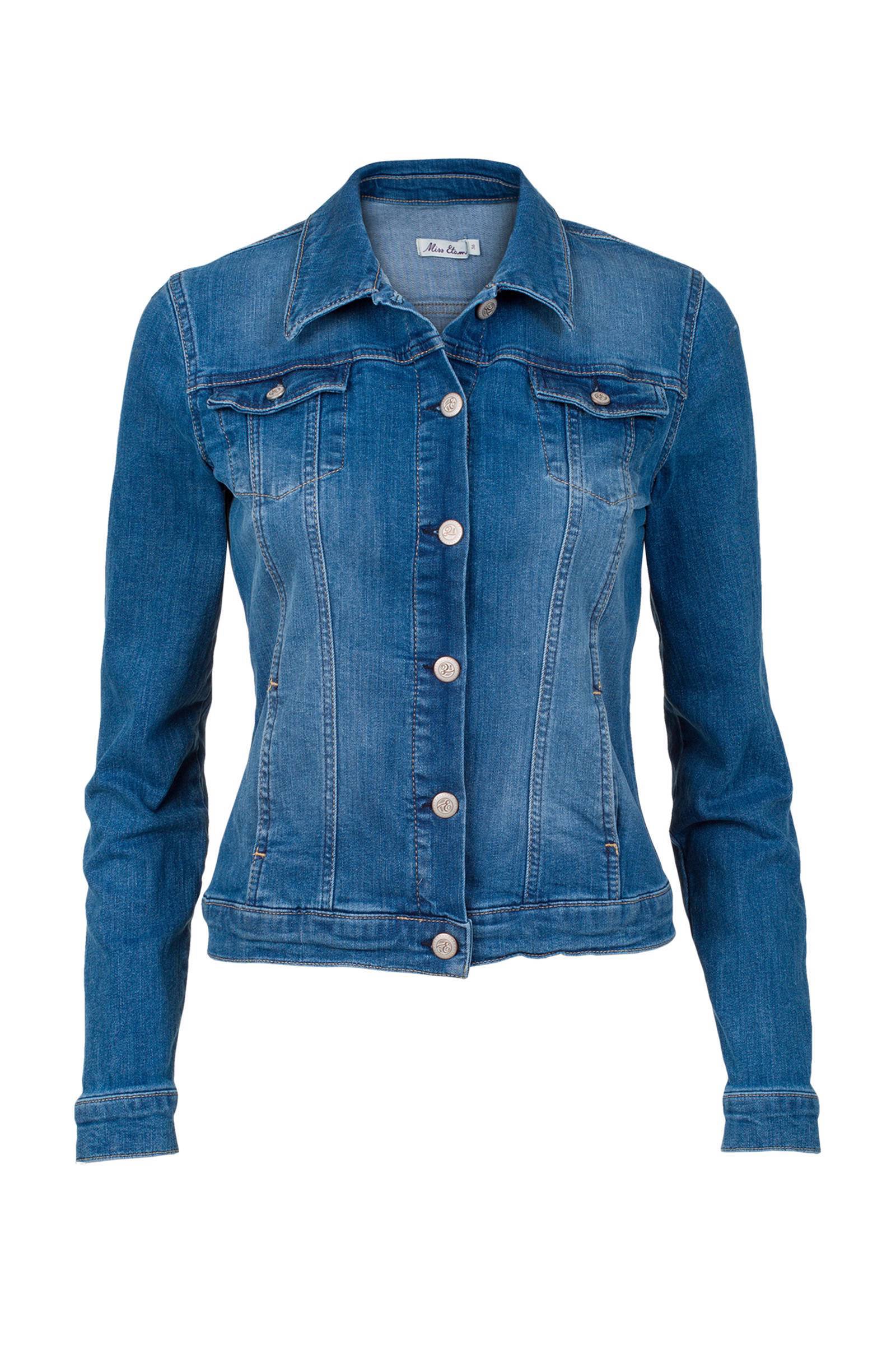 Miss Etam Regulier spijkerjasje blauw | wehkamp Miss Etam Regulier spijkerjasje blauw | wehkamp