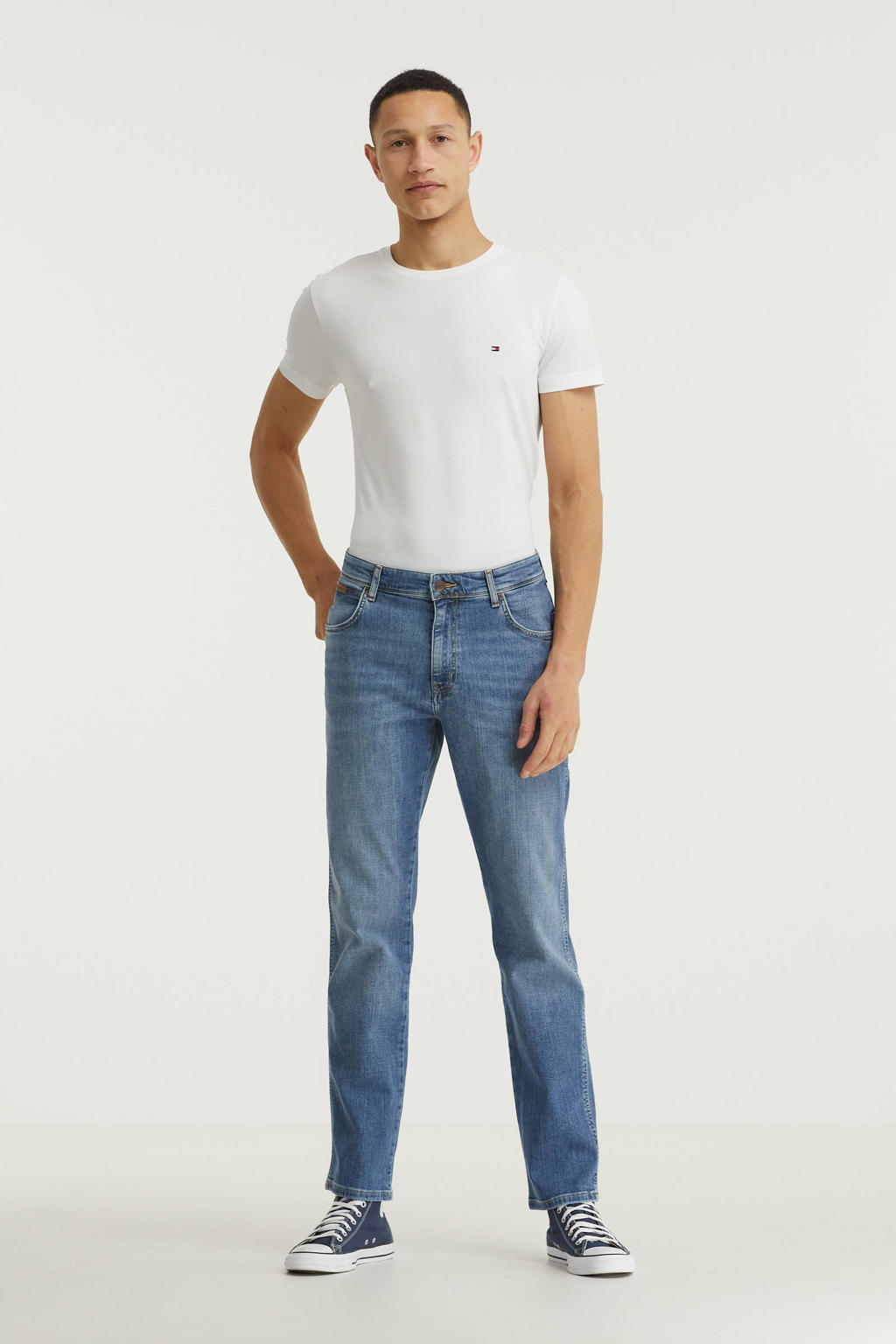 Wrangler straight fit jeans Texas worn broke