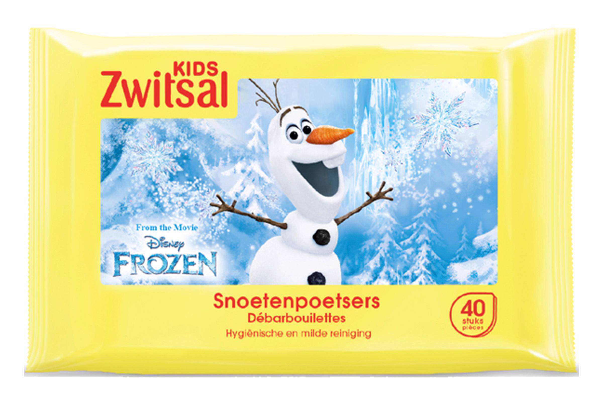 Zwitsal Disney Frozen Olaf Snoetenpoetsers 40 Doekjes(1x40 Stuks ) online kopen