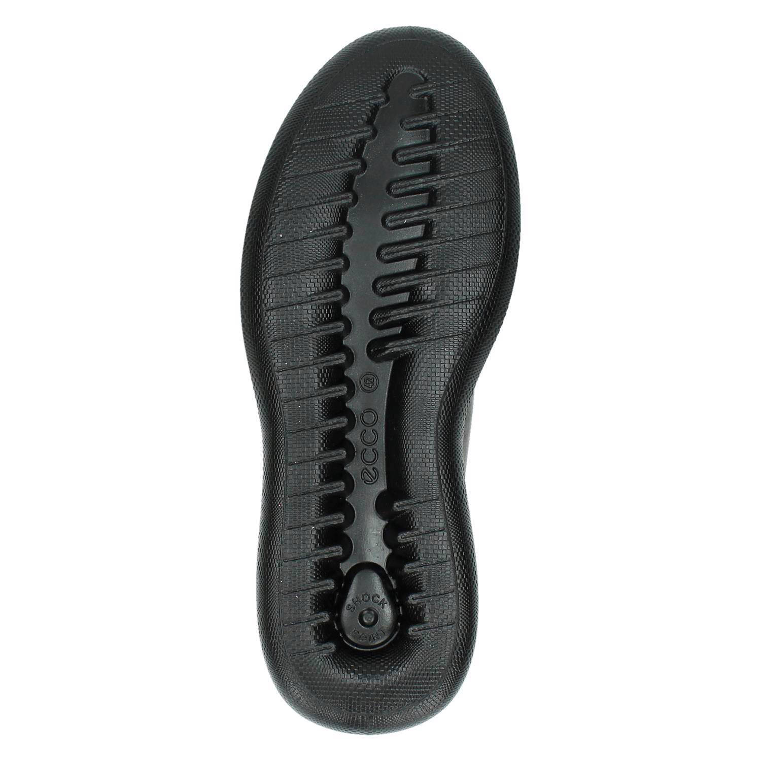 Ecco leren sneakers Scinapse zwart | wehkamp