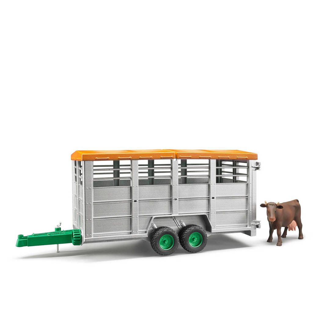 Bruder vee trailer, Grijs