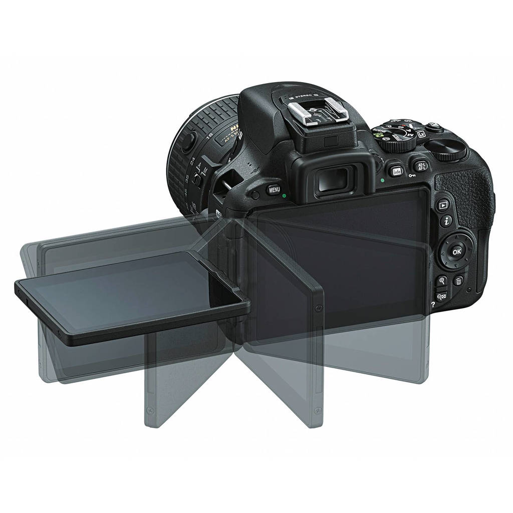 Nikon D5500 + AFS DX 18140mm VR zwart spiegelreflex camera wehkamp